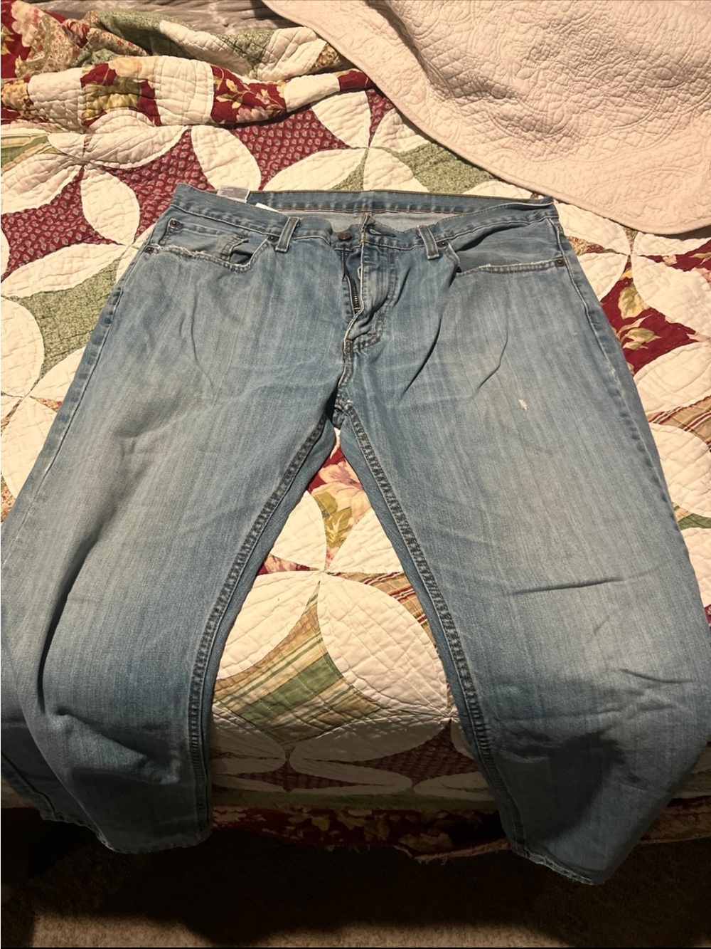 Levi's Light Blue Relaxed Straight Jeans